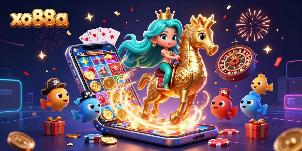 Engage with thrilling adventures at xo88a, where colorful cartoon characters come alive in a vibrant casino world.
