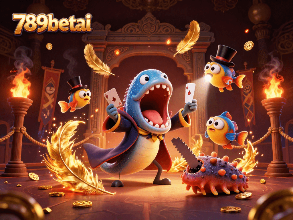 Experience thrilling gameplay with 789betai featuring vibrant animated sea creatures in 3D casino landscape.