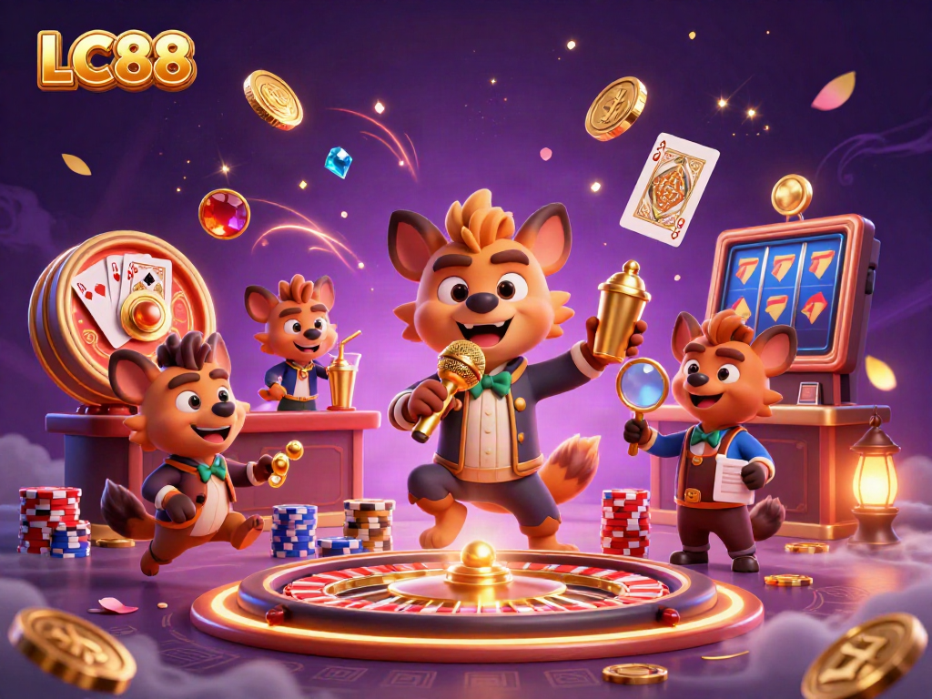 LC88 hyenas operate a vibrant comedy casino club with drinks and engaging entertainment.
