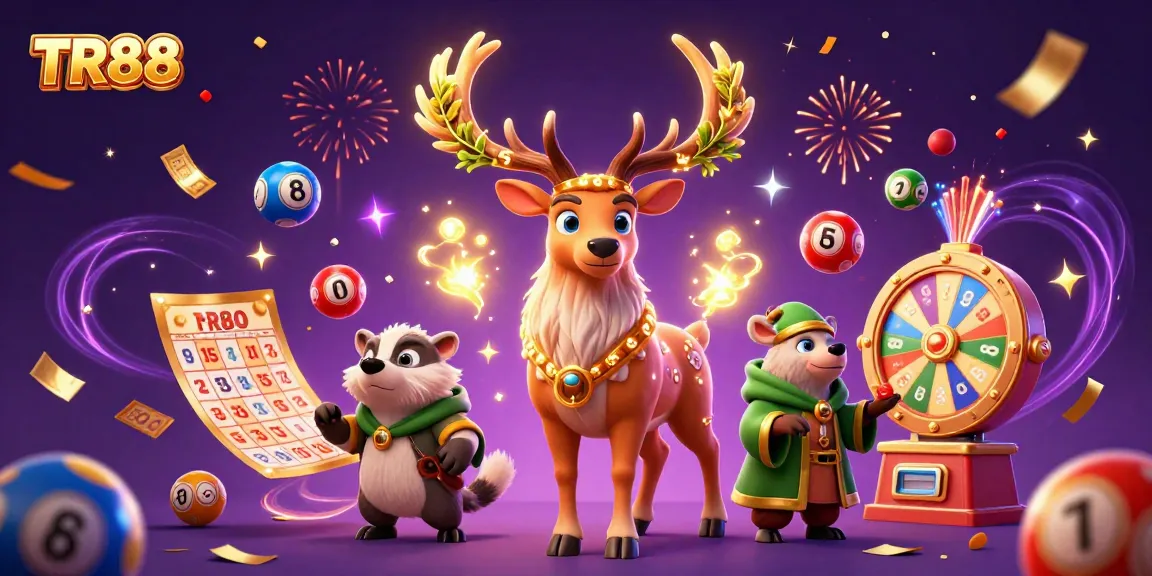 TR88 offers dynamic lottery fun with vibrant gaming elements and rich 3D visuals.