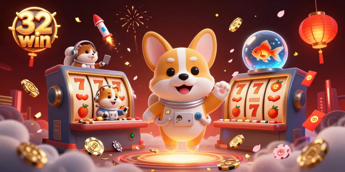 Enjoy thrilling gaming action at 32 win with vibrant characters in a captivating casino setting.