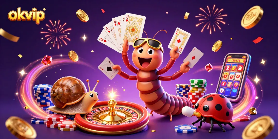 Experience excitement with okvip as the thrilling millipede dealer interacts with players and games.
