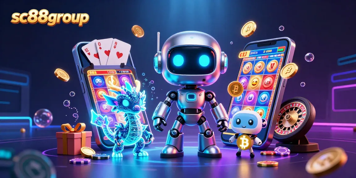 Experience winning strategies with sc88group in a thrilling 3D casino scene full of excitement.