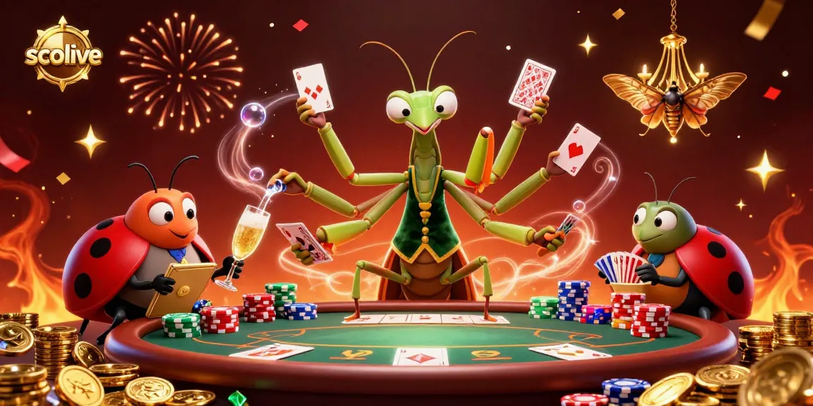 Socolive delivers intense gambling action with vibrant 3D characters amidst sparkling casino elements.