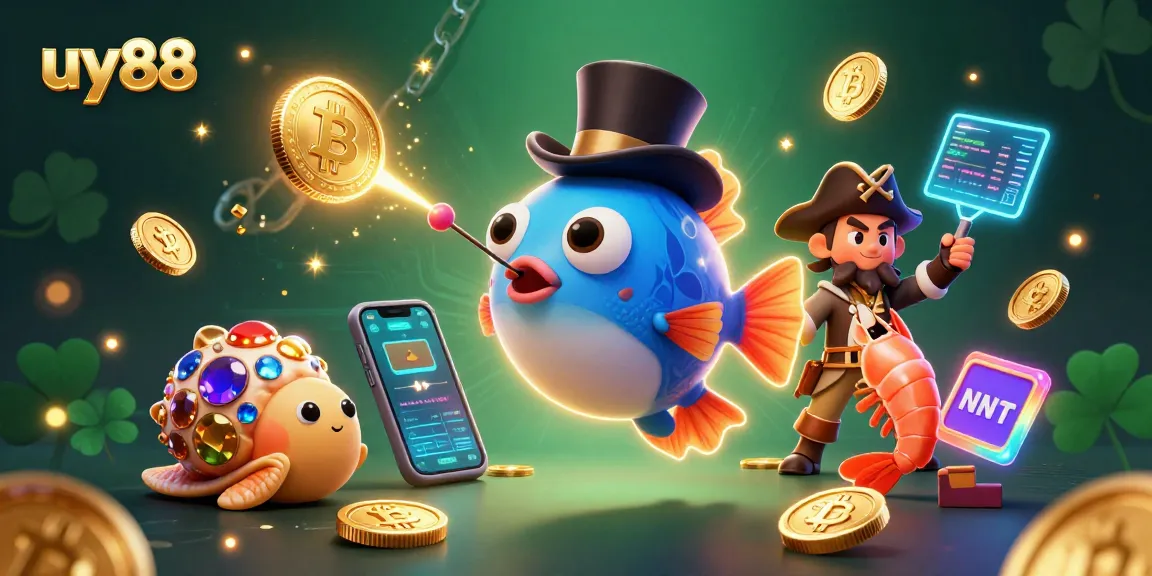 Experience the thrill of uy88 with vibrant gaming elements and captivating underwater characters.
