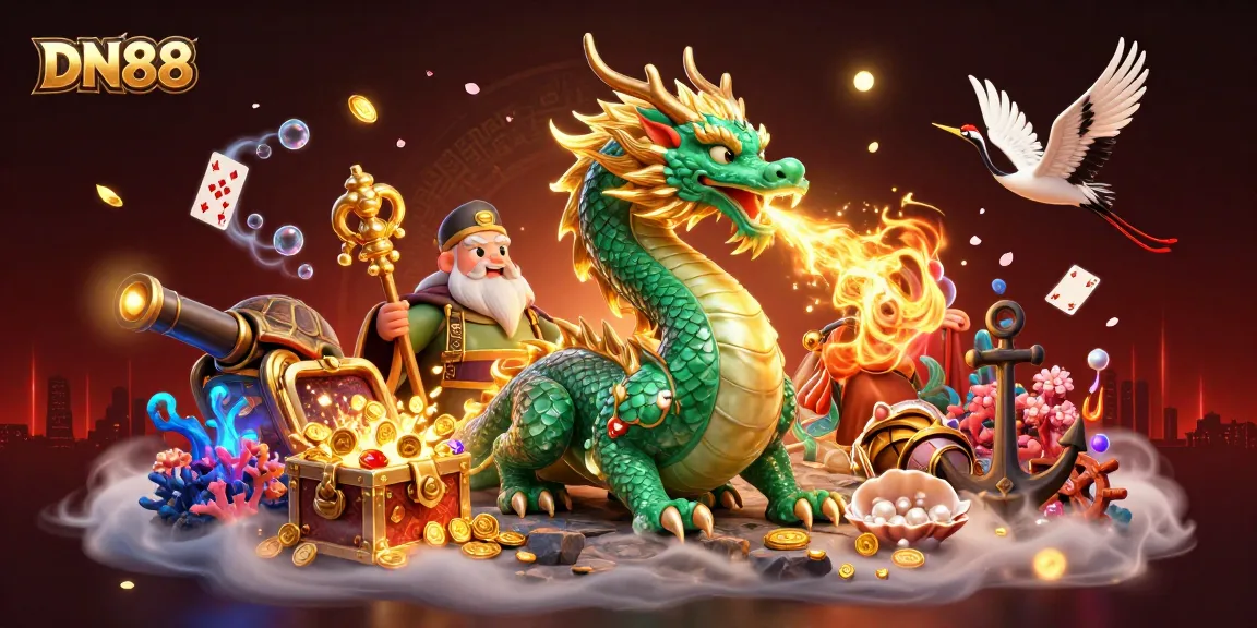 Experience the thrilling gameplay of DN88 as the jade dragon ignites a world of exciting treasures and luck.