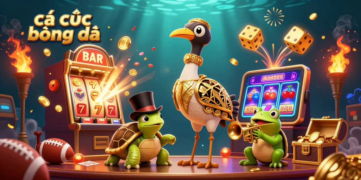 Experience cá cược bóng đá with vivid sports betting elements and dynamic characters in a vibrant digital scene
